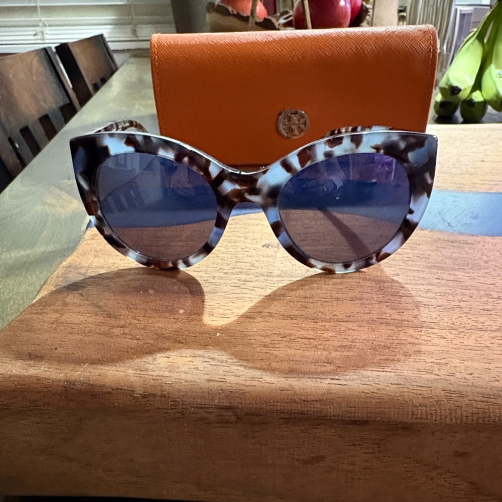 Tory Burch Tortoiseshell Cat-Eye Sunglasses